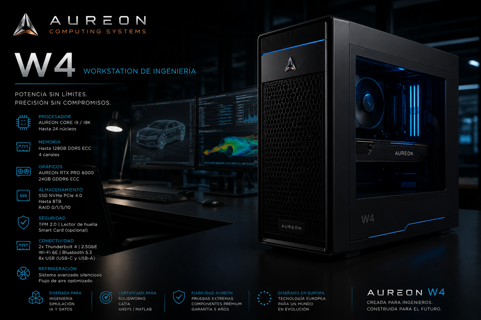 AUREON W4, workstation profesional