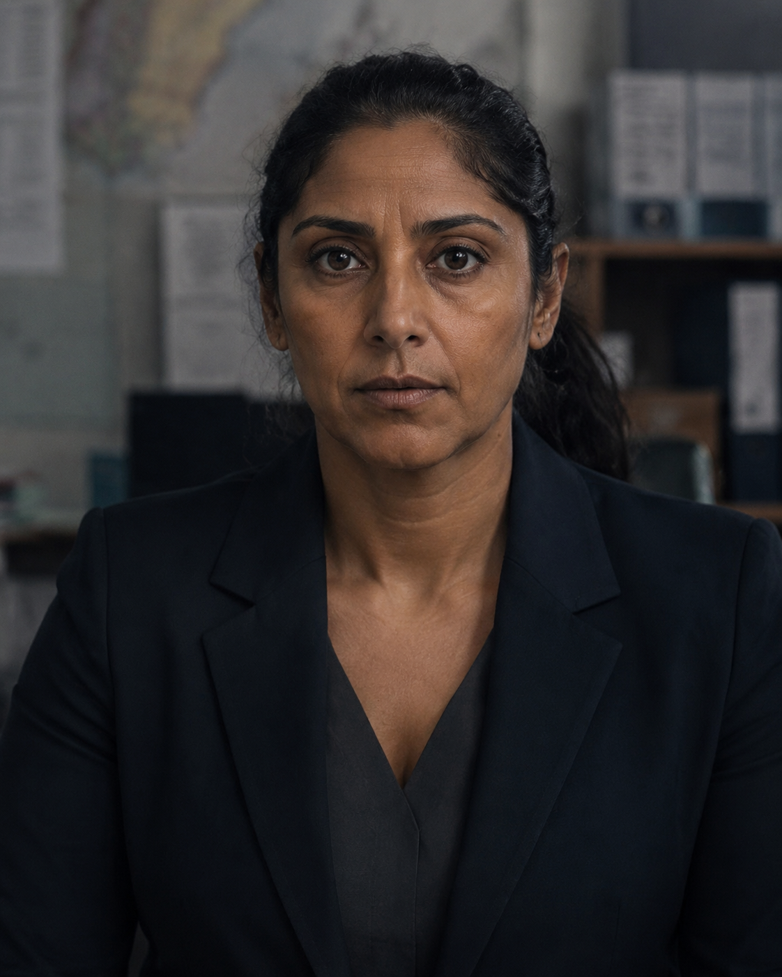 Retrato de Aisha Rahman